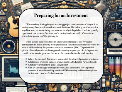 Page 1 of chapter 1 of Raising Music Money by Jason Edmonds